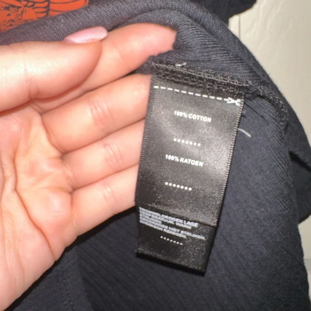 Harley-Davidson Womens Black and orange eagle graphic tank top NWT L biker punk - Picture 8 of 9